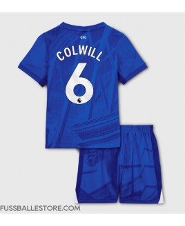 Günstige Chelsea Levi Colwill #6 Heimtrikotsatz Kinder 2025-26 Kurzarm (+ Kurze Hosen)